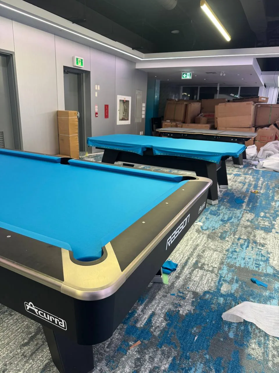 Slate pool table