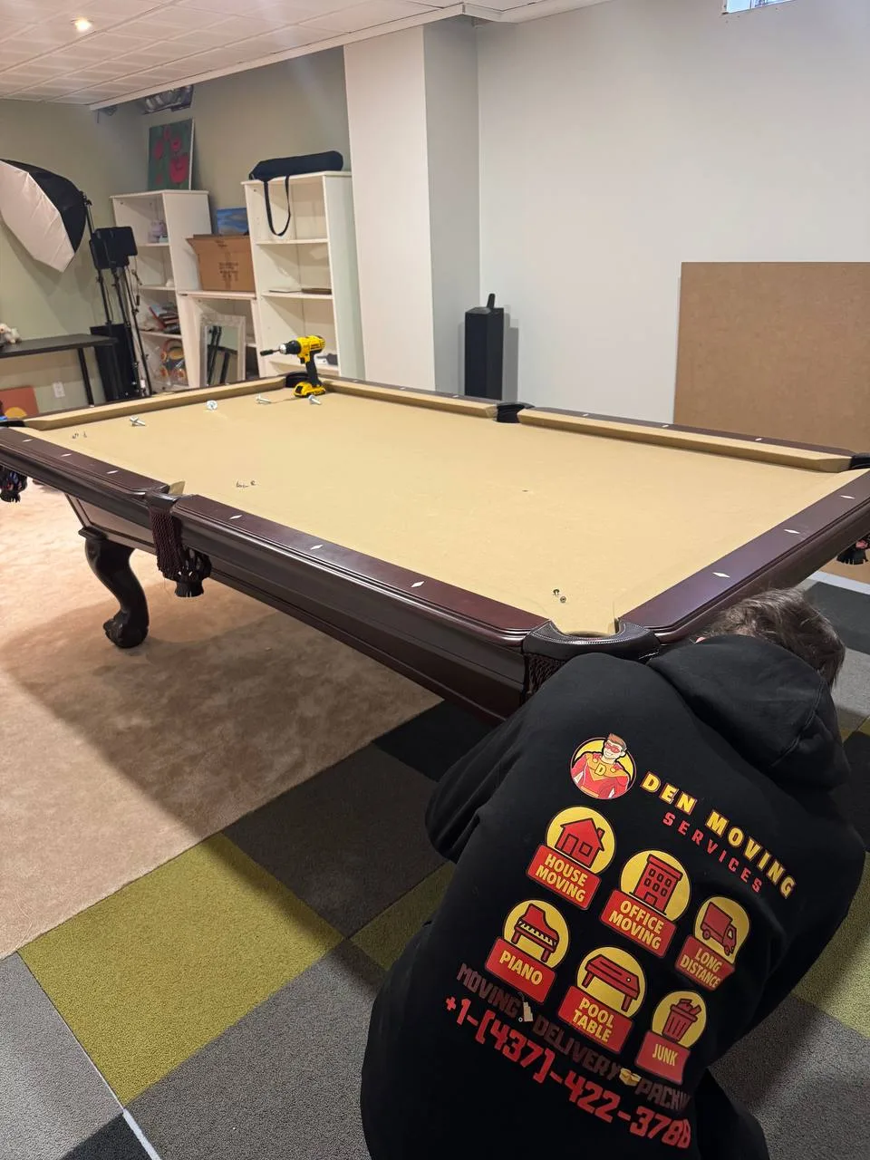 Table assembly completed