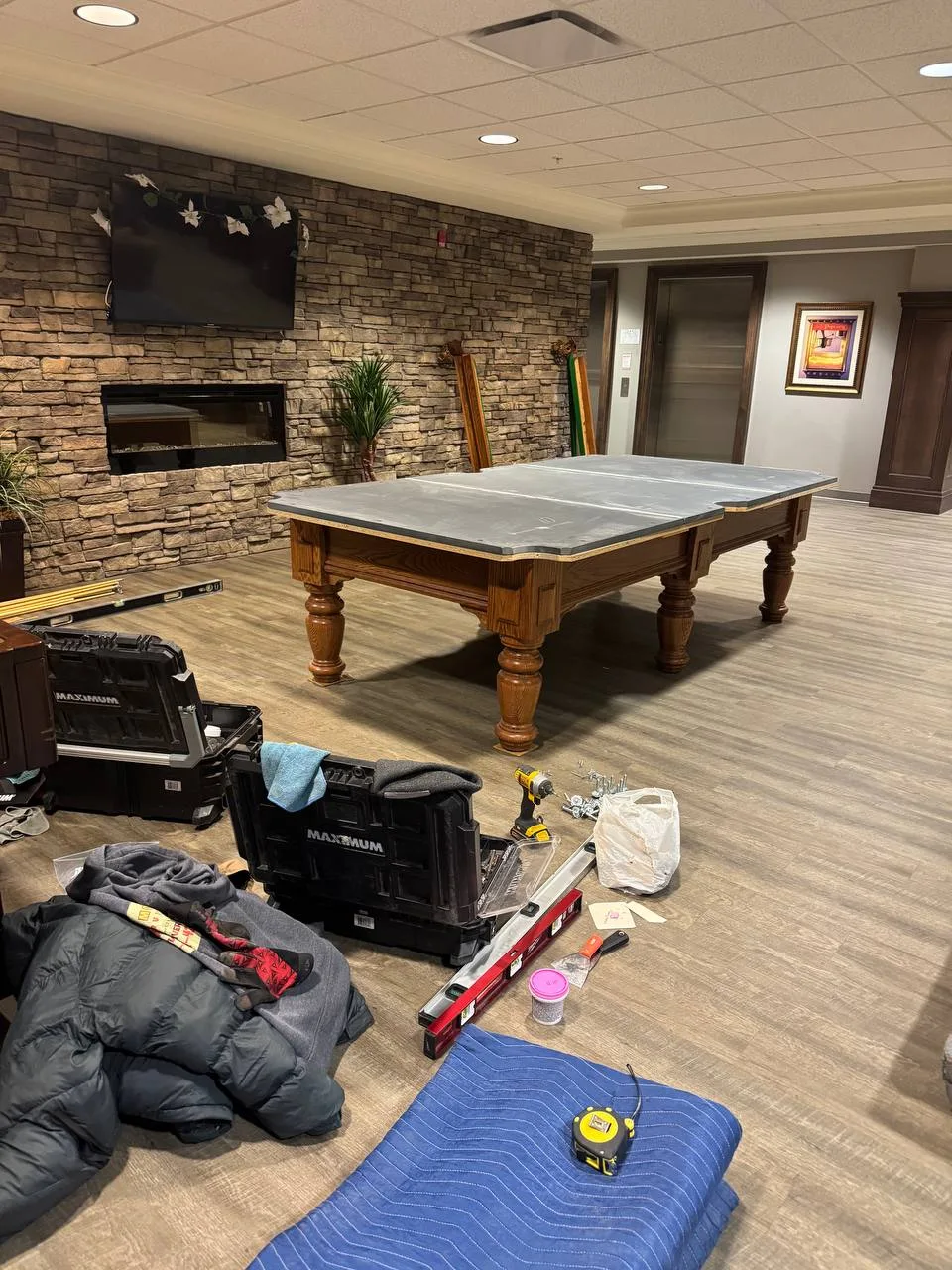 Pool table repair